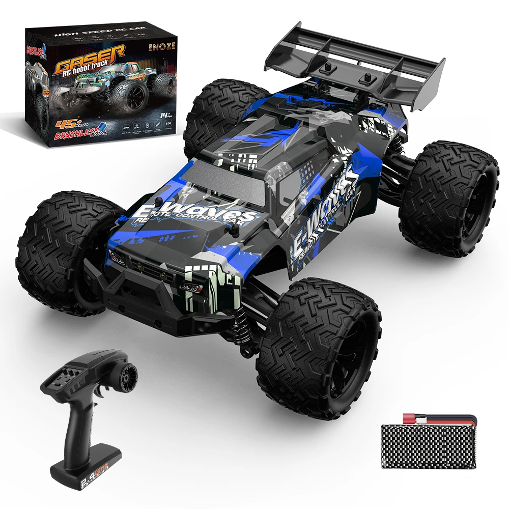 

45KM/h High Speed RC Toy Truck - 1:14 4WD 4x4 Off Road Drift Racing - Super Brushless Waterproof Remote Control Car