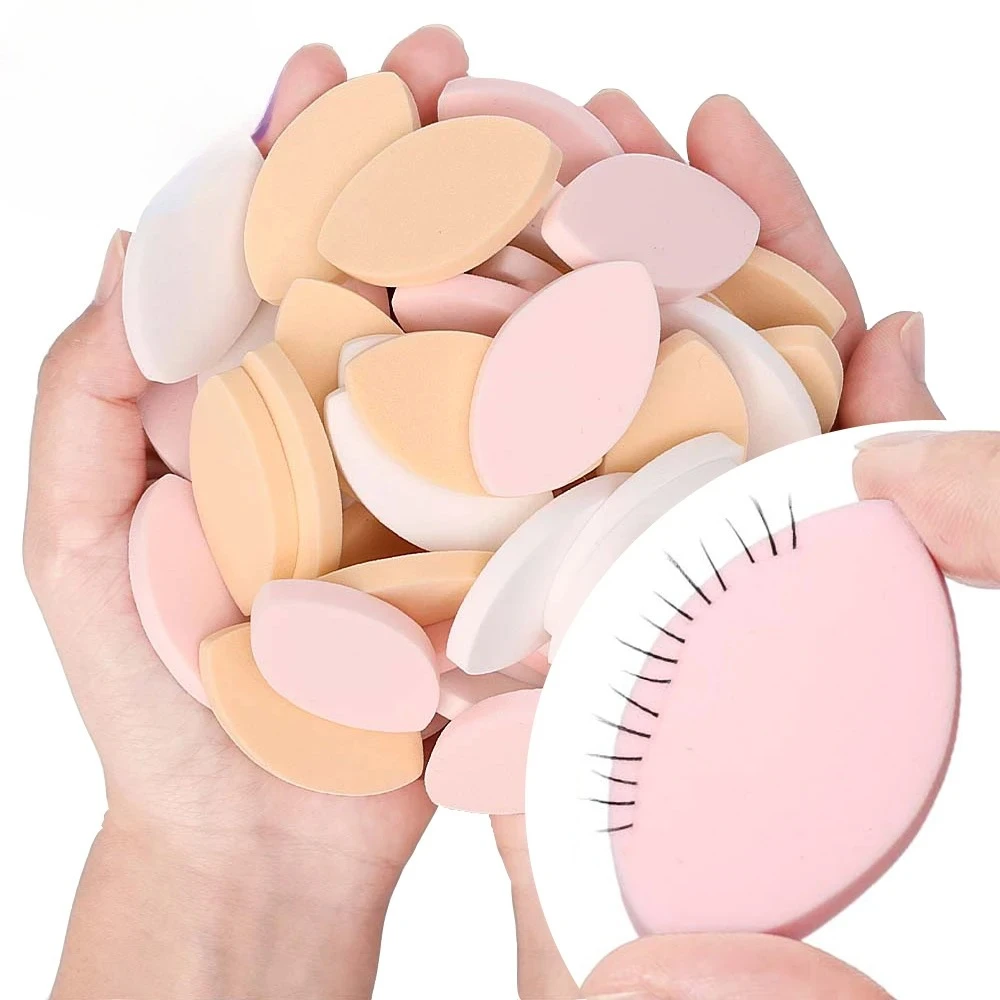 Coussinets de faux-cils en éponge, 100/20 pièces, tableau de cartes pour débutants, cils vaporeux, bouffantes de maquillage réutilisables, outil d'entraînement pour Extensions de cils