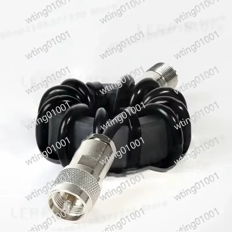 for HF Radio 1.8 to 30MHz Ferrite Core Bead Suppresses Common Mode Noise Reduces EMI Interference High Power Choke Coil for