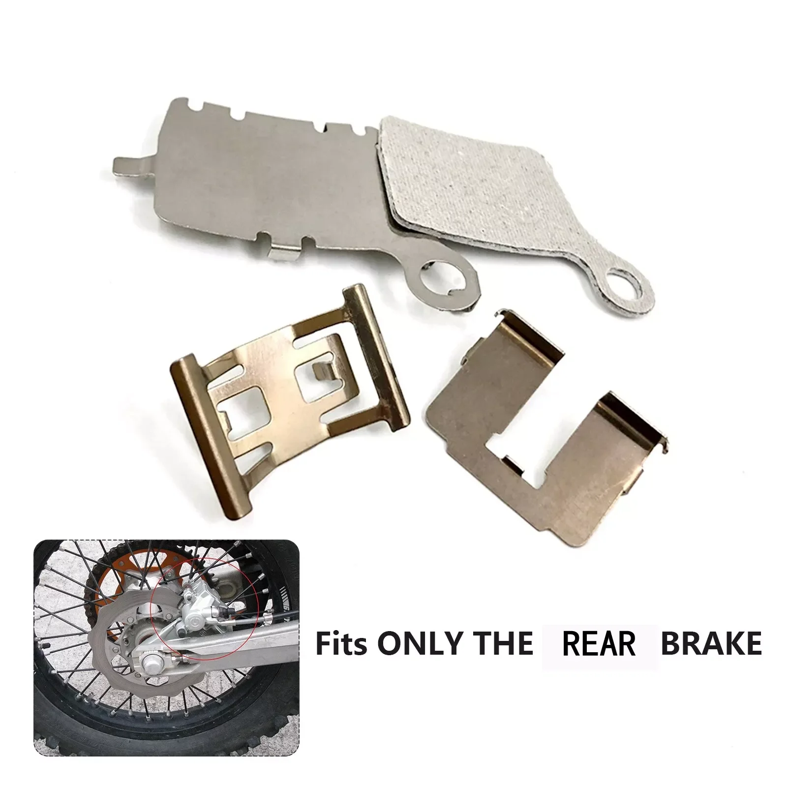 

For KTM SX SXF XC XCF Rear Brake Caliper Retaining Spring Clip Set 54813018000 Motorcycle Parts
