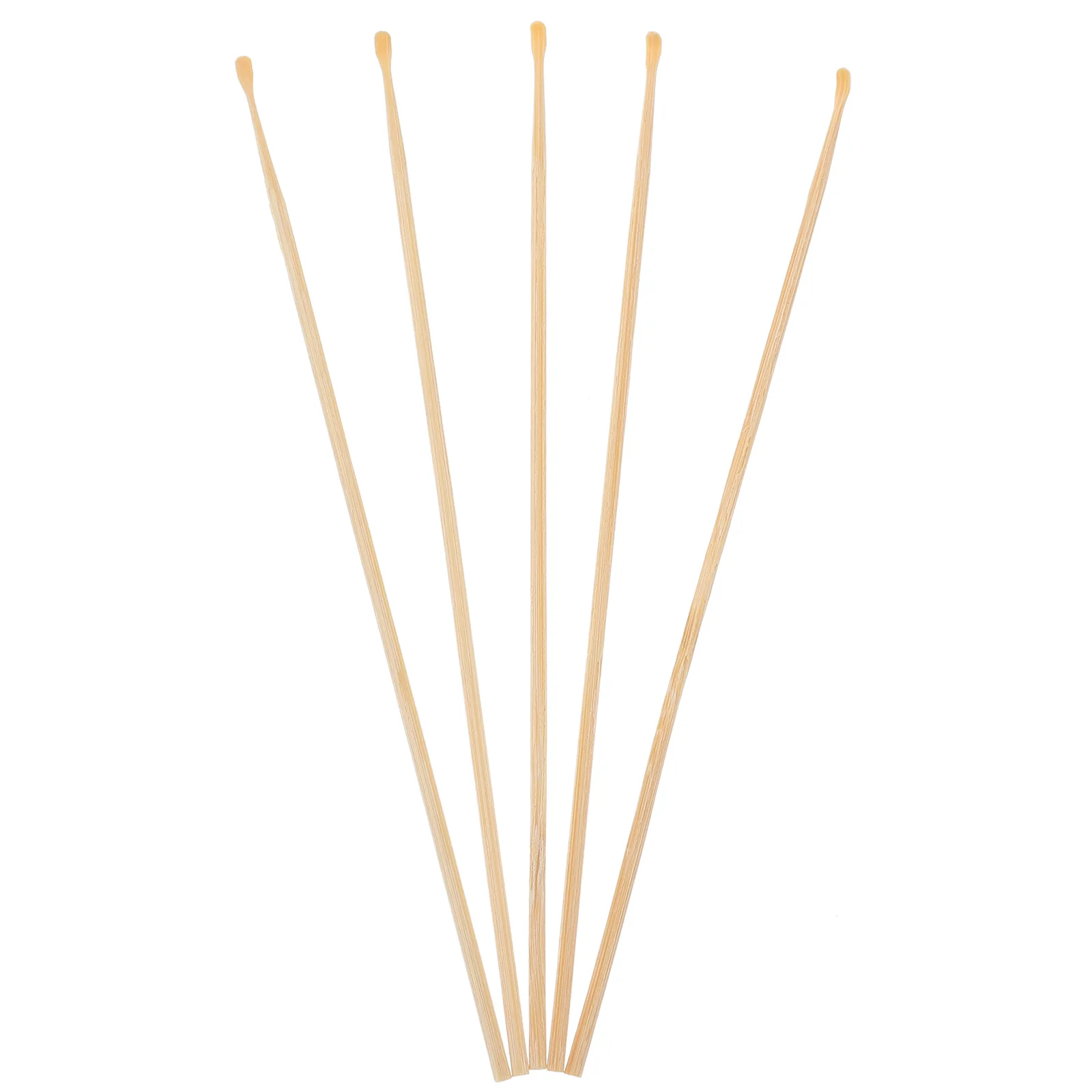 

5 Pcs Bamboo Removal Tools Durable Smooth Safe Cleaning For Home Hospital Health Care Ear Spoon