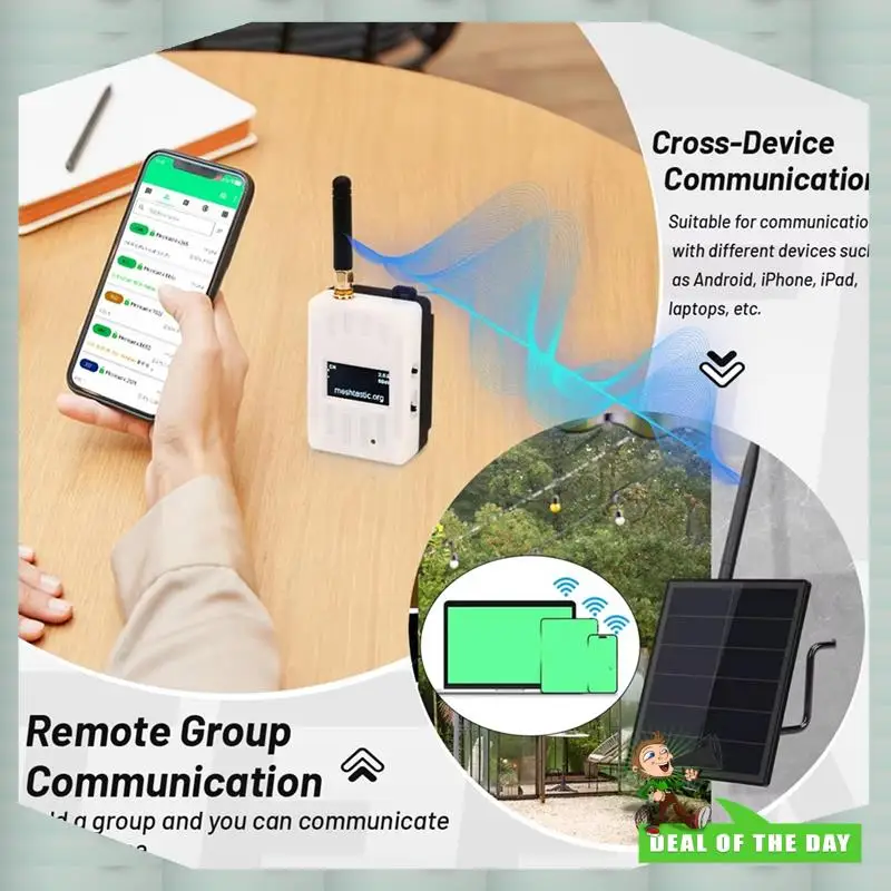 تسليم 24 ساعة LT1 Lora راديو المقتفي عقدة GPS موقف بلوتوث شبكة مكرر SX1262 NRF52840 2500Mah Meshtastic