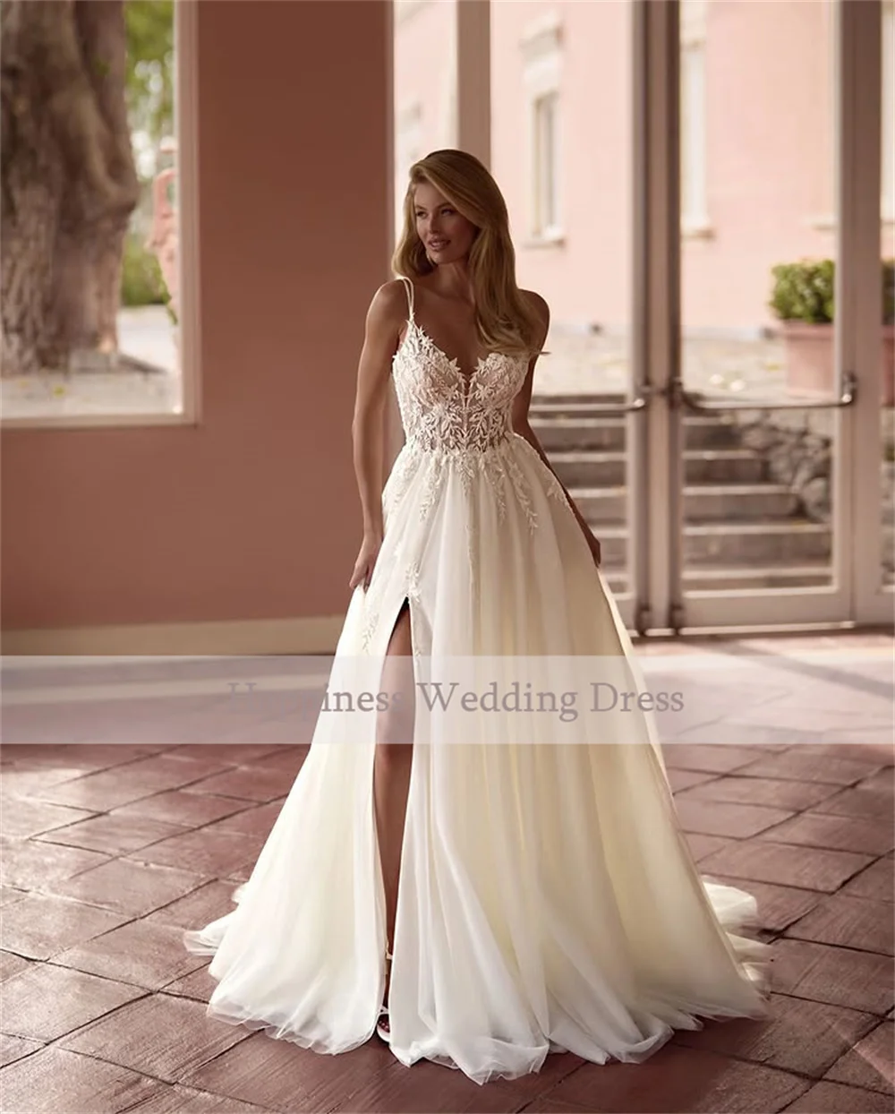 

Customized Sweetheart Lace Appliques Wedding Gown A-Line Backless Corset Wedding Dress свадебное платье