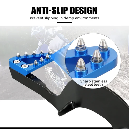 Imagen 2 del producto NICECNC para Yamaha YZ 125 YZ125 YZ250 2005-2024 YZ125X 2017-2023 YZ250X 2016-2023 palanca de Pedal de freno de aluminio forjado ajustable