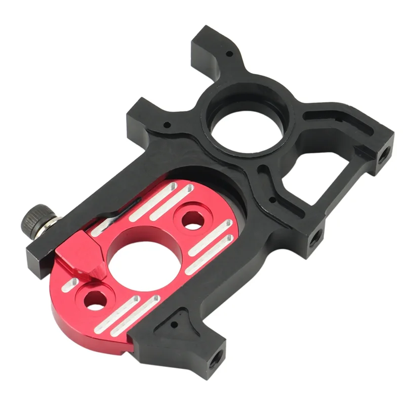 Metal Channel Lock Secure Motor Mount for Arrma 1/8 Karton Talion Outcast Typhon 6S 1/10 Senton 6S Upgrade Parts,Red