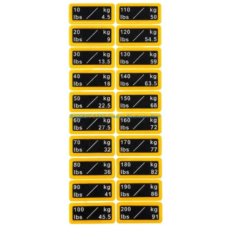 Removable Adhesive Sticker for Fitness Equipment and Office Supplies Use PVC Water Resistant Hassle Frees Application