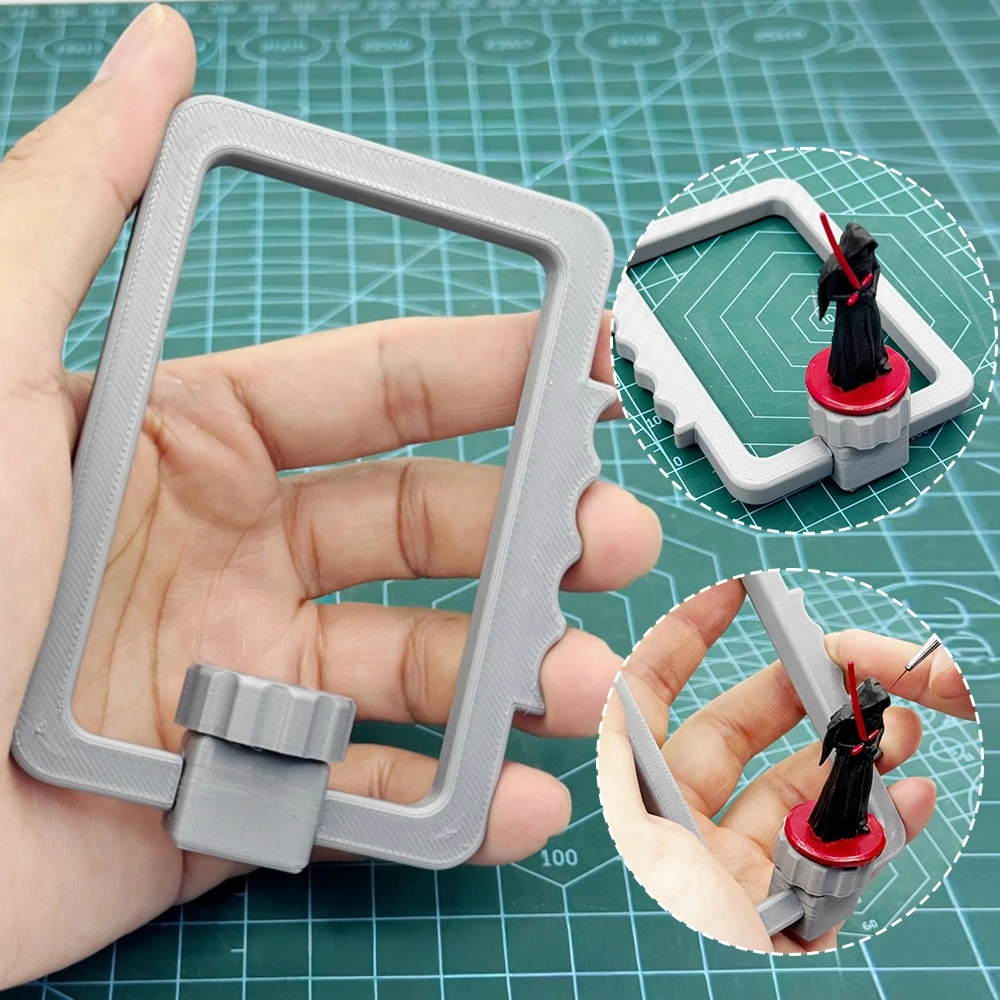 

1pcs Model Work Holder Miniature Painting Handle for Soldiers Miniature Painting Handle Airbrush Grip Holder Stand