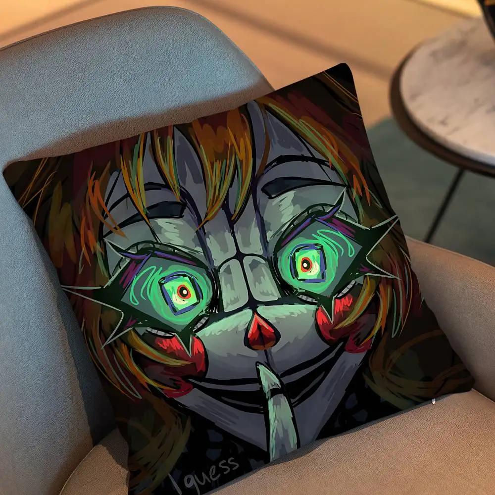 Circus Baby Freddy FNAF Pillow Case Office Cushions Suitable For Sofa Car Bedroom Decorative Cushion Cover