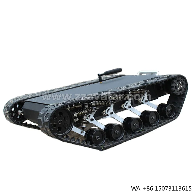 30 Degree Slope Climbing Electric Remote Control Tracked Robot Chassis, All Terrain Crawler Vehicle Platform