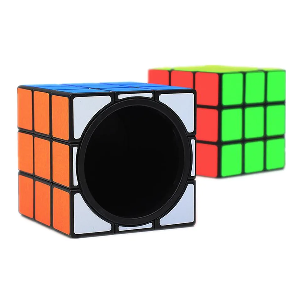 Zcube 3x3 contenedor de bolígrafos Cubo mágico creativo pequeños adornos educación aprendizaje Cubo mágico juguetes para niños