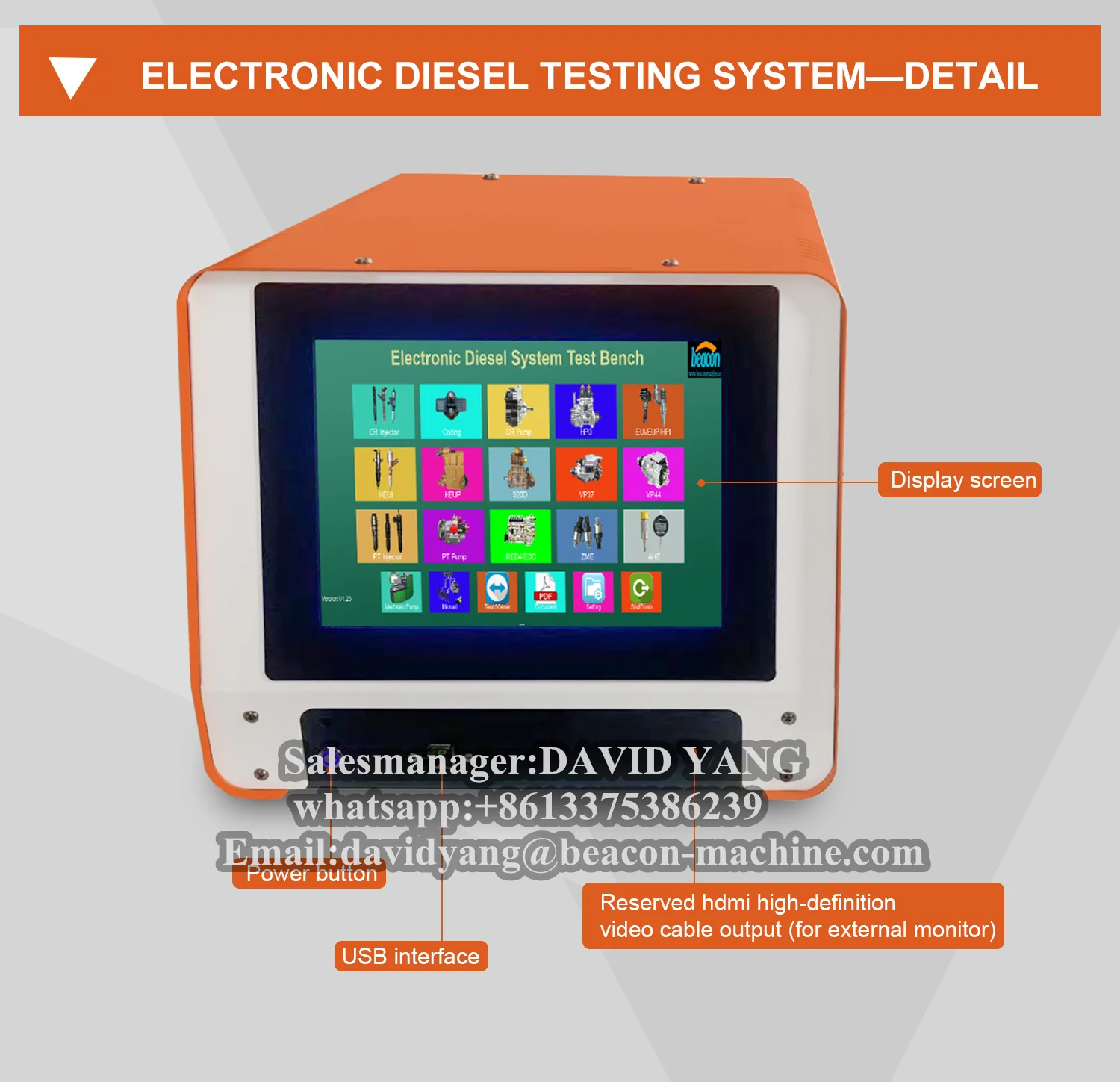 NANTAI Full Function Common Rail Injector Tester Simulator CRS390