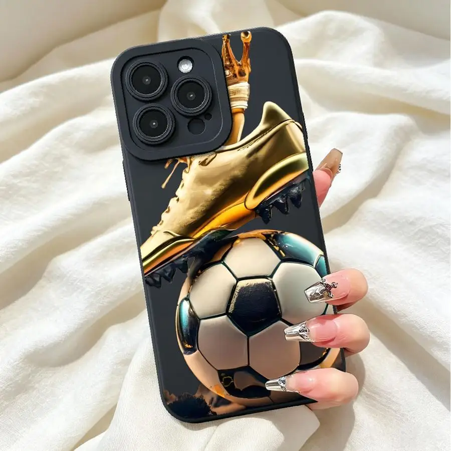 TPU Phone Cover Case for Apple iPhone 17 Pro Max 14 15 Pro 16 12 Plus 13 Air 11 Sneakers Football view 6