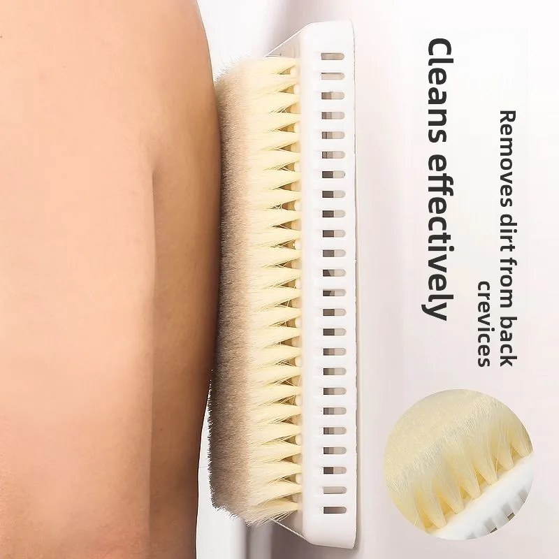 強力シリコン製背中洗いブラシ、吸水性抜群のカップ型壁掛け式、楽々背中洗いパッド