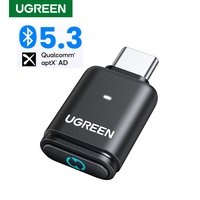 UGREEN USB C Type-C Bluetooth 5.3 Transmitter aptX HD AD Audio Adapter for PC Nintendo Switch Headset Speaker Mic