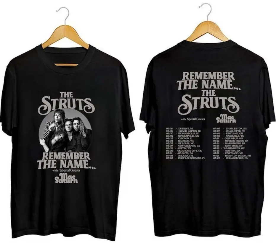 The Struts Remember The Name 2023 Tour Shirt, The Struts Fan Shirt