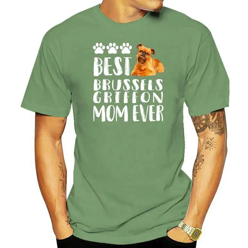 Men T Shirt Best Brussels Griffon Mom T Shirt Dog Lo Women t-shirt