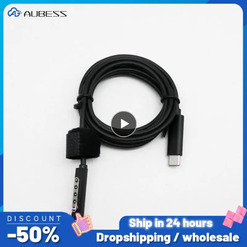 Fast Charging Cable 65W Type-C Cord 1.5m USB-C Type C Power Supply PD Charger Adapter forMicrosoft-Surface 1/ 2 Tablet