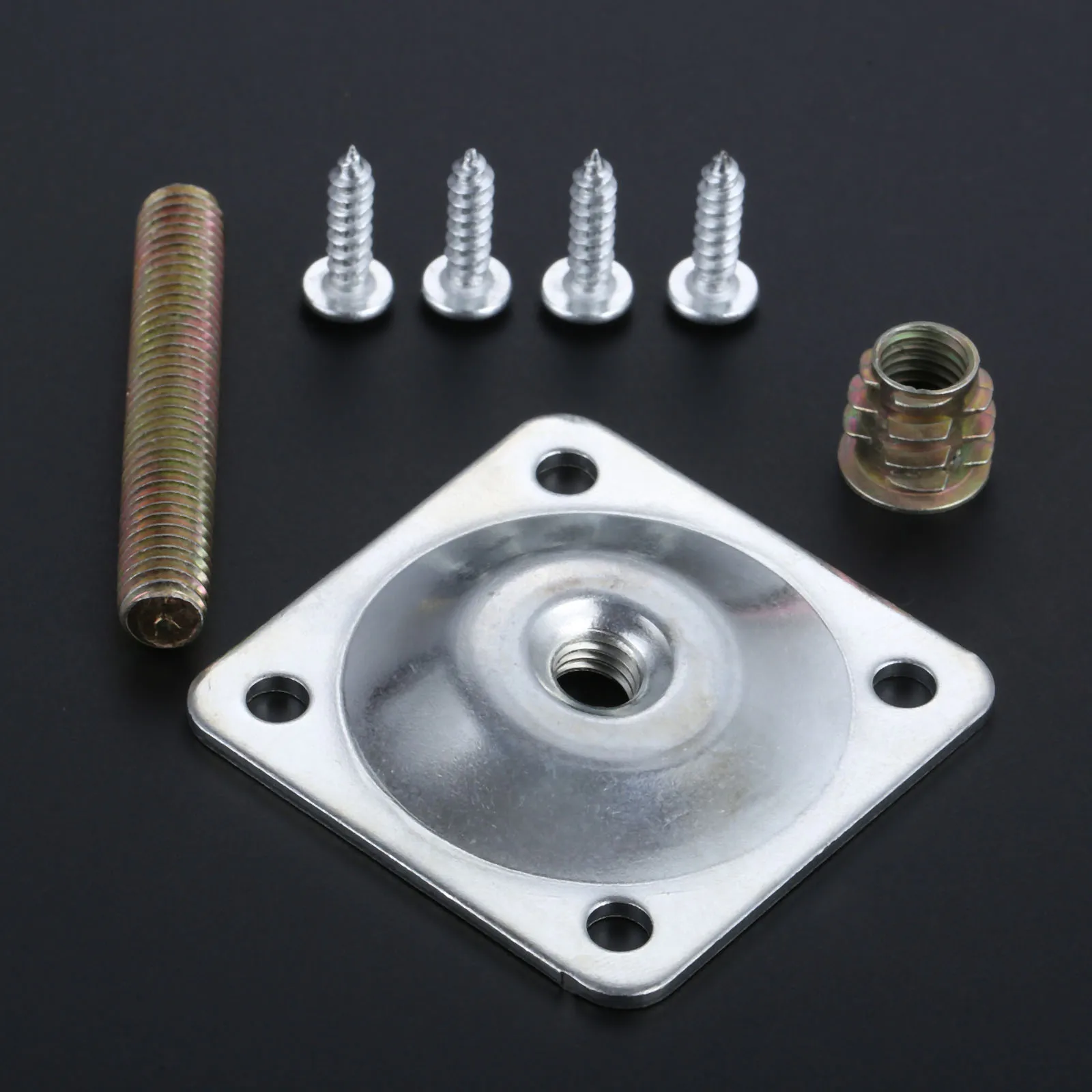 8 oder 4 Sätze Metall bein befestigungs platten Füße abgewinkelte Ebenen halterungen mit Dübels ch rauben Möbel tisch Sofa Kaffees tühle Pad