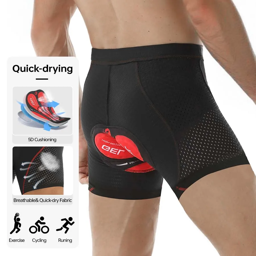 AliExpress X-TIGER Men's Cycling Underwear Shorts 5D Cushion Breathable Anti-slip Shorts Casual Pants Mountain Bike Road Bike Riding Shorts