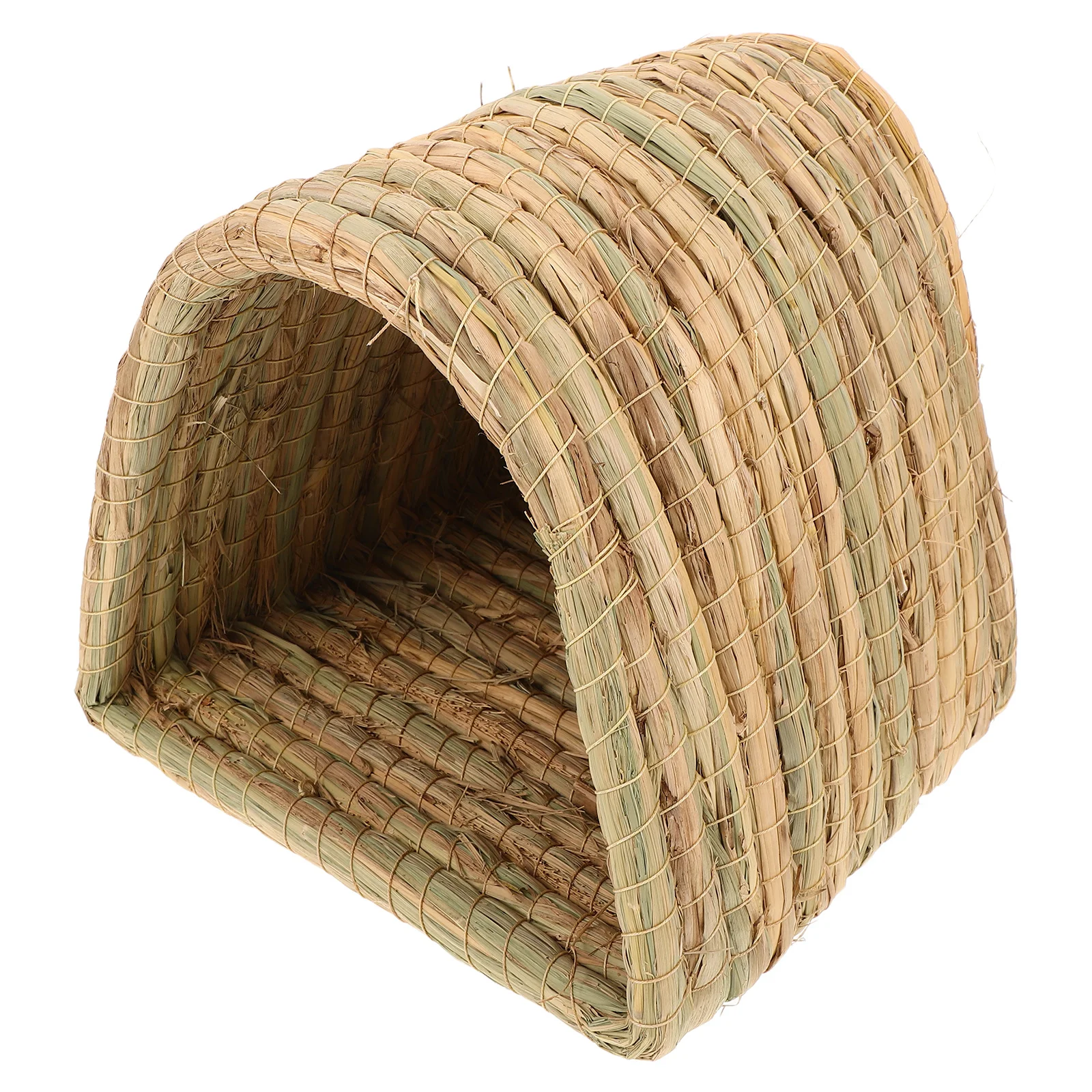 

Pet Grass Nest Comfortable Bed Rabbit Hamster Squirrel Chinchilla Cozy Resting Environment Natural Material Portable Indoor