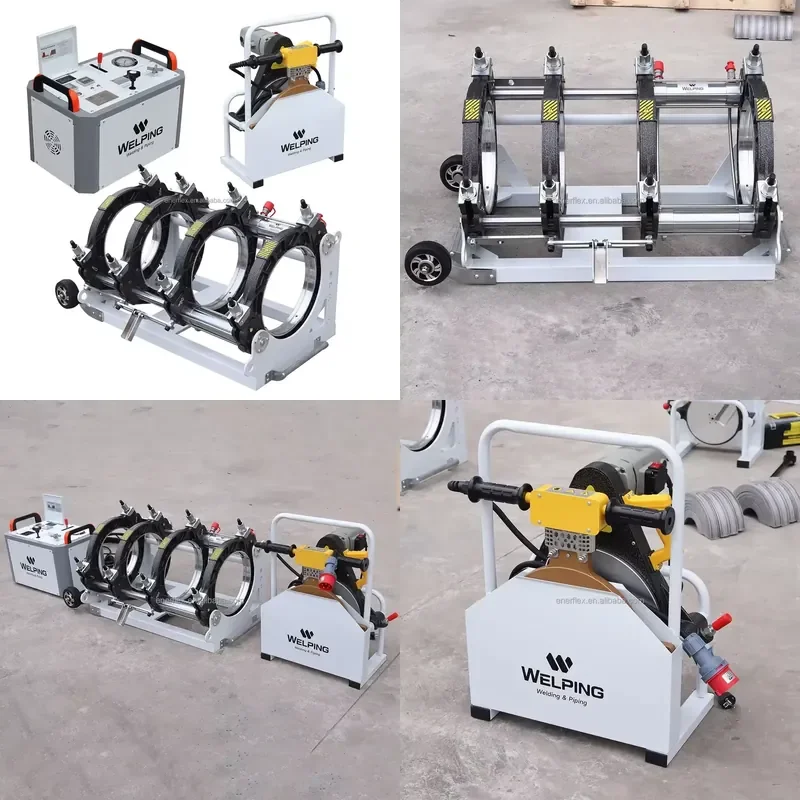 for WELPING Automatic HDPE Hydraulic Thermofusion Butt Welding Machine 90-315mm Plastic Pipe Welder Fusion Joining Tool OEM