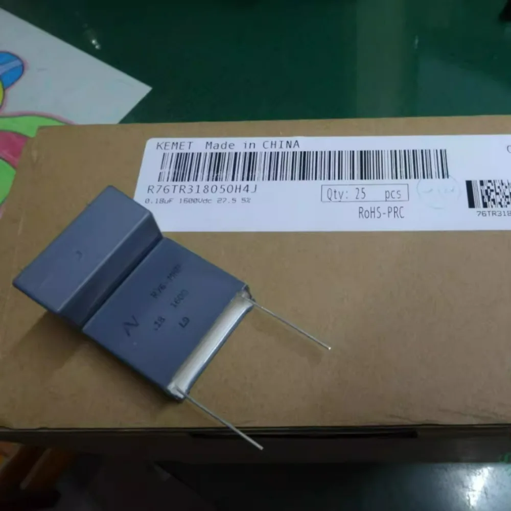 

AV MKP R76 0.18uf/1600V 180nf u18 184 Brand New 28mm Film Capacitor