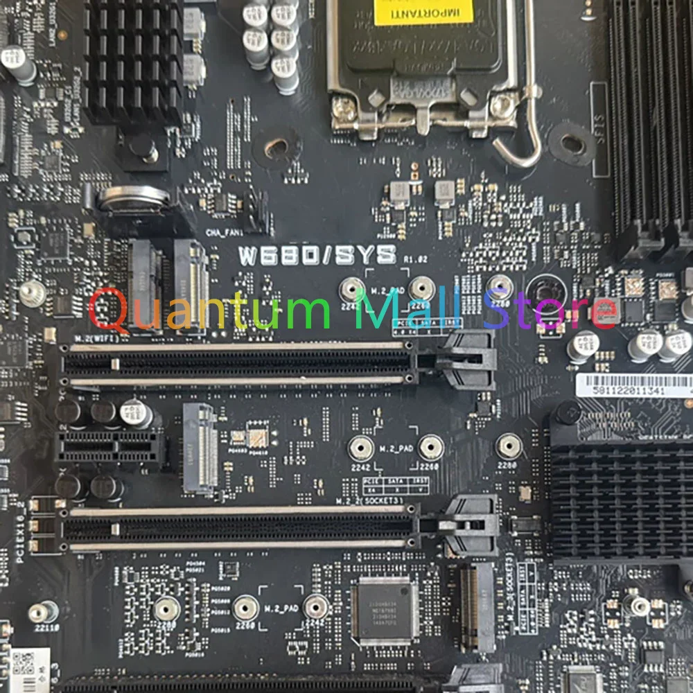 Workstation motherboard supports i12i3i14 4 * DDR5 W680/SYS