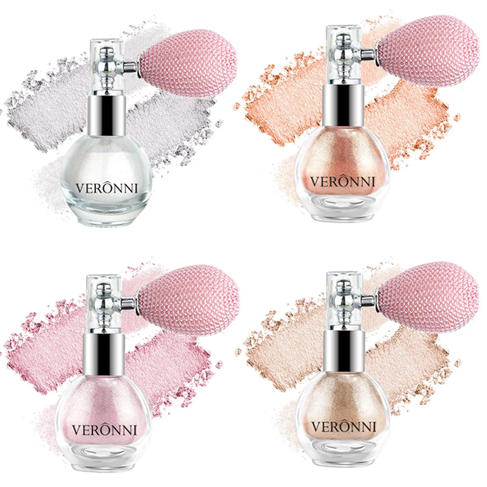 Glitter High Gloss Spray Glitter lucido Spray per capelli e viso trucco universale per il corpo compatibile per tutti i tipi di pelli e toni