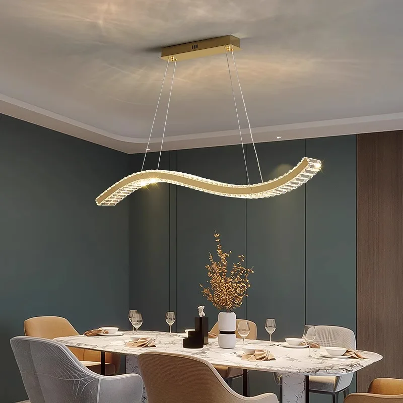 Huisdecoratie Hanglampen, Luxe Kristallen Woonkamer Kroonluchter, Eetkamer Hanglamp, Plafondlamp, Binnenverlichting