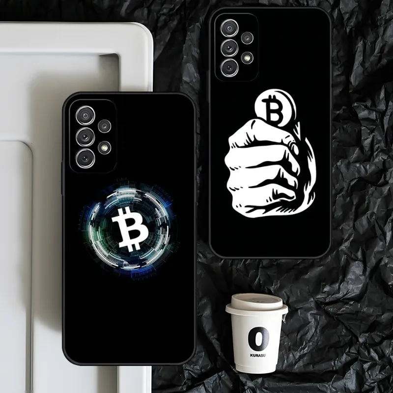 Bitcoin Phone Case For Samsung Galaxy Note 20 Ultra Plus Pro 10 9 8 J 7 Prime M 80s 51 52 30 30S 31 32 40 20 8 6