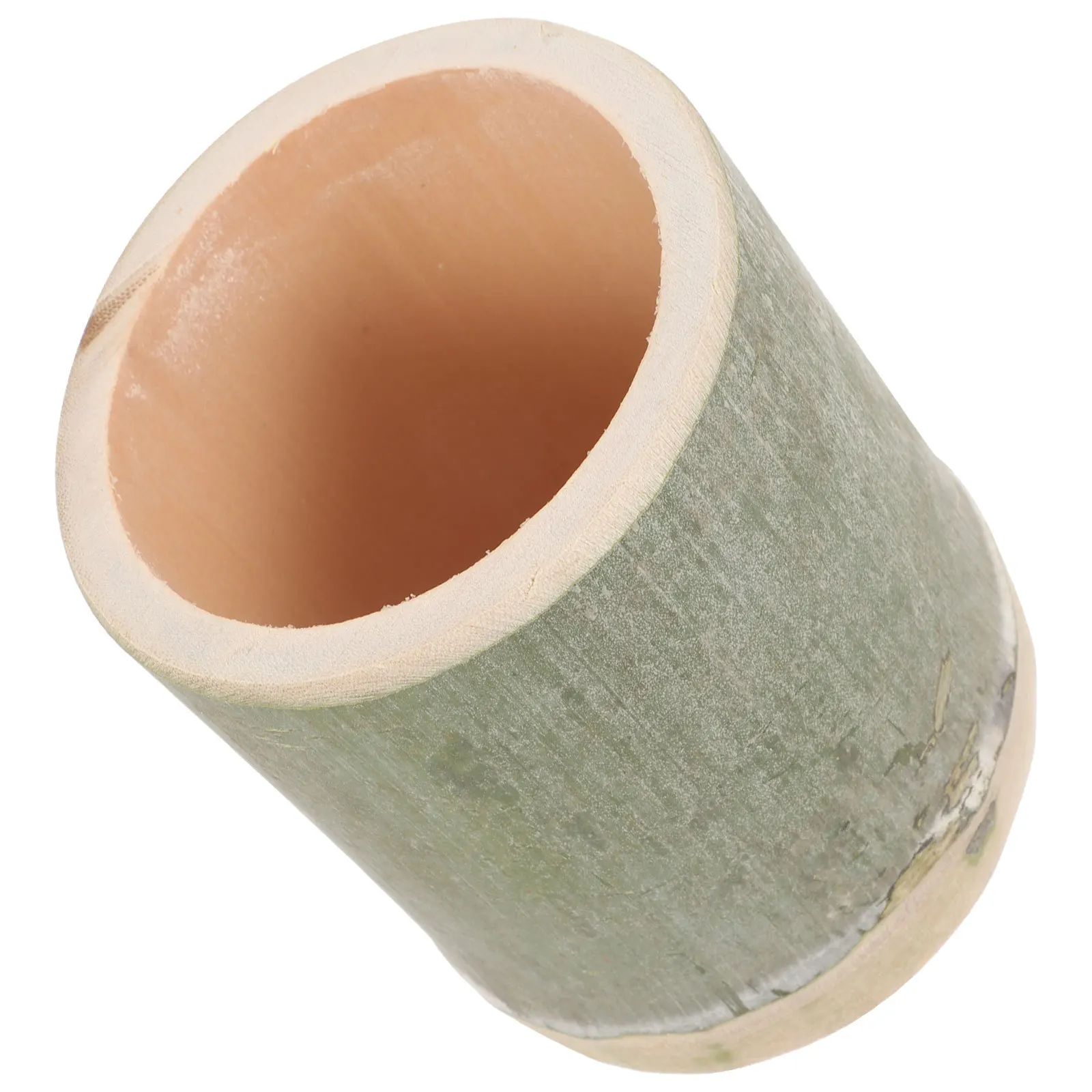 

Bamboo Cup Serving Container Eco Friendly Smooth Texture Good Hand Feeling Perfect for Ice Cream Dessert Coffee