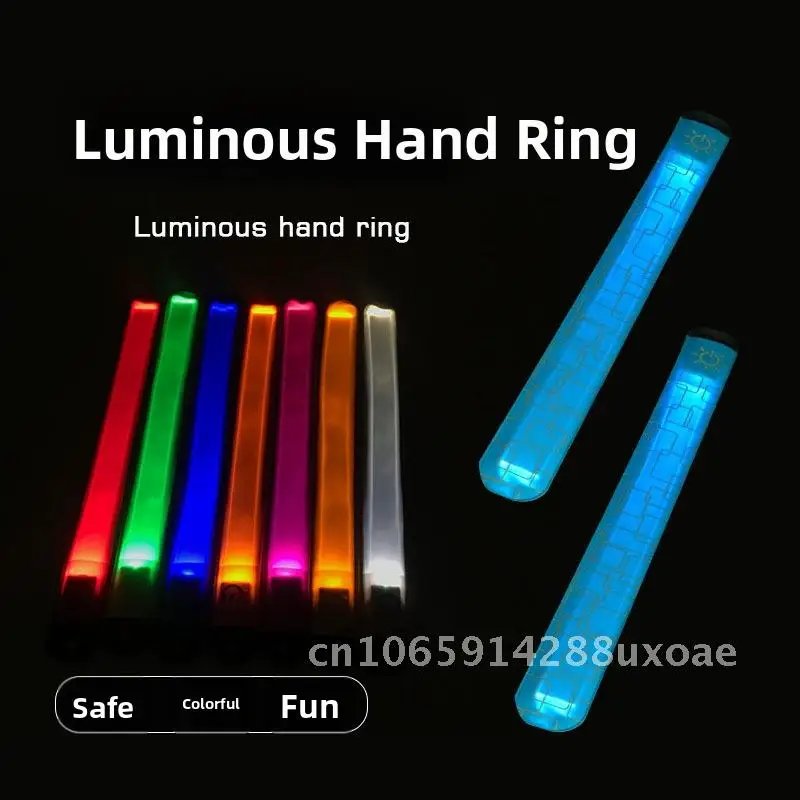 

Halloween cheer props star concert aid pop circle outdoor running luminous bracelet flash arm light
