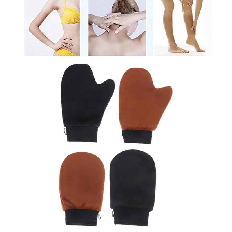 Washable And Reusable Applicator Gloves Body Self Tanning Mitt for Sunless Tanner Cream Lotion Mousse Body Cleaning Glove