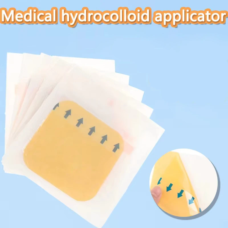 5 Stück wasserdichter Hydrokolloid-Wundverband, wasserdichtes Pflaster, Heilpflaster, Wundpflaster, Druckgeschwür-Pflaster, Dekubitus-Pflaster