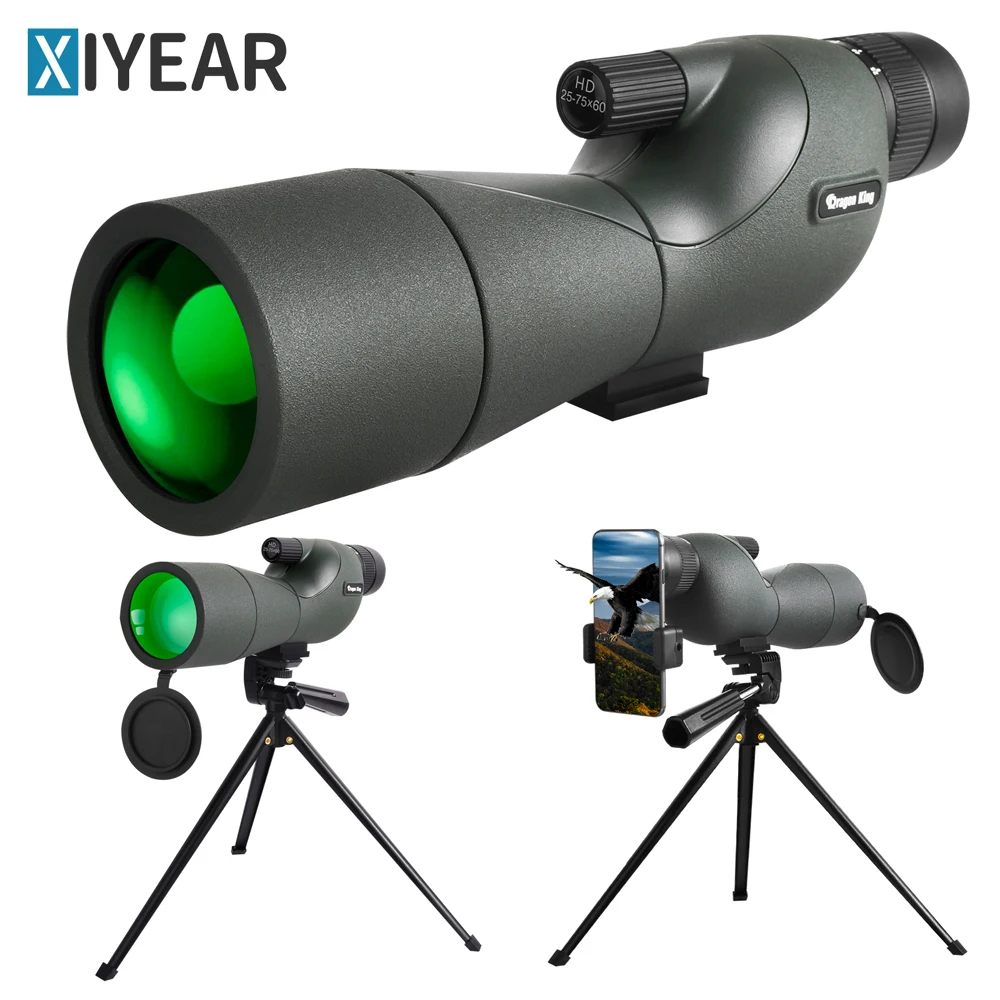 Binoculars with Tripod and Quick Cell Phone Mount Waterproof Spotting Binoculars for Birdwatching, Wildlife Viewing