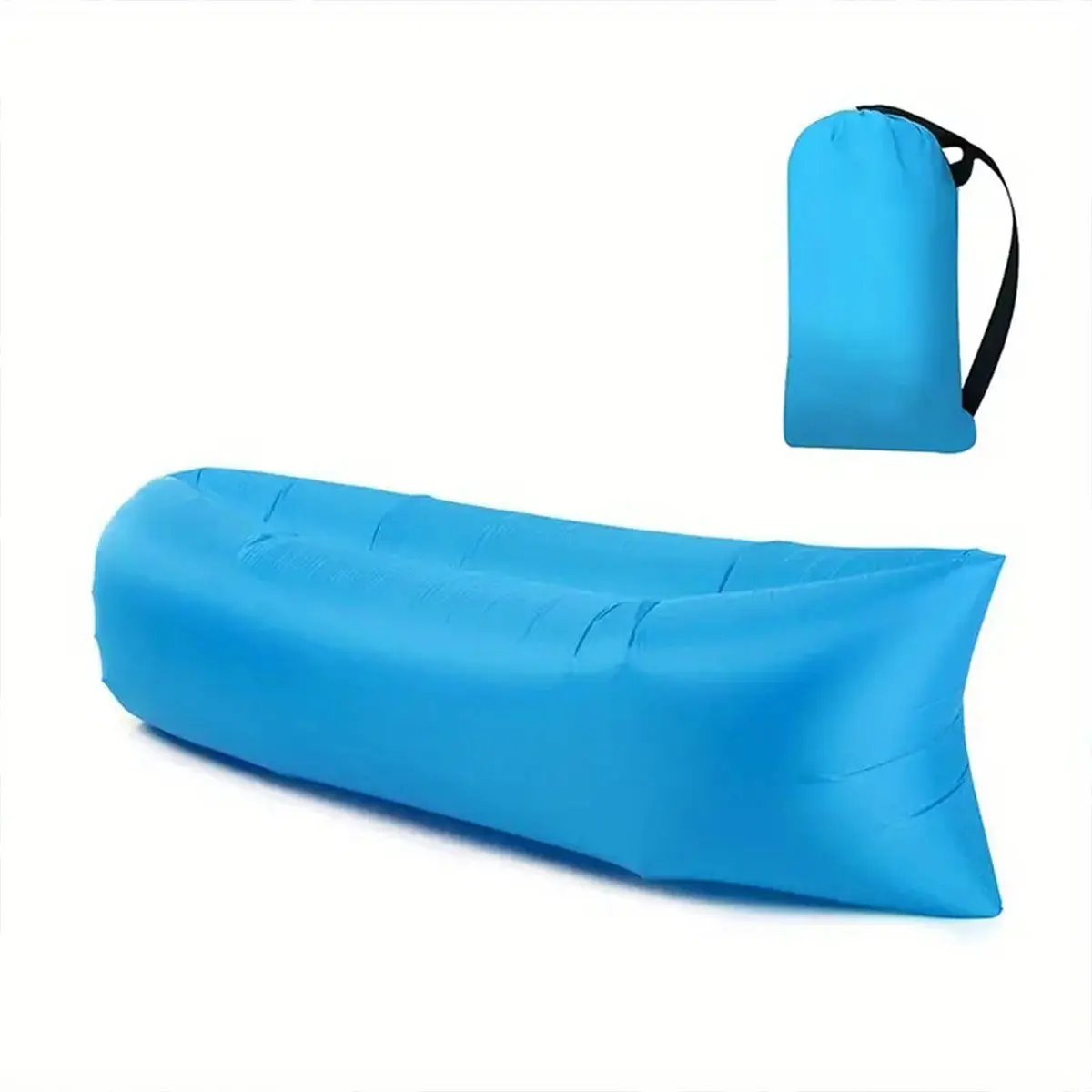 Aufblasbares Luftsofa Tragbare Schnell-Aufblasbare Wasserdichte Liege für Strand Camping Pool Reisen