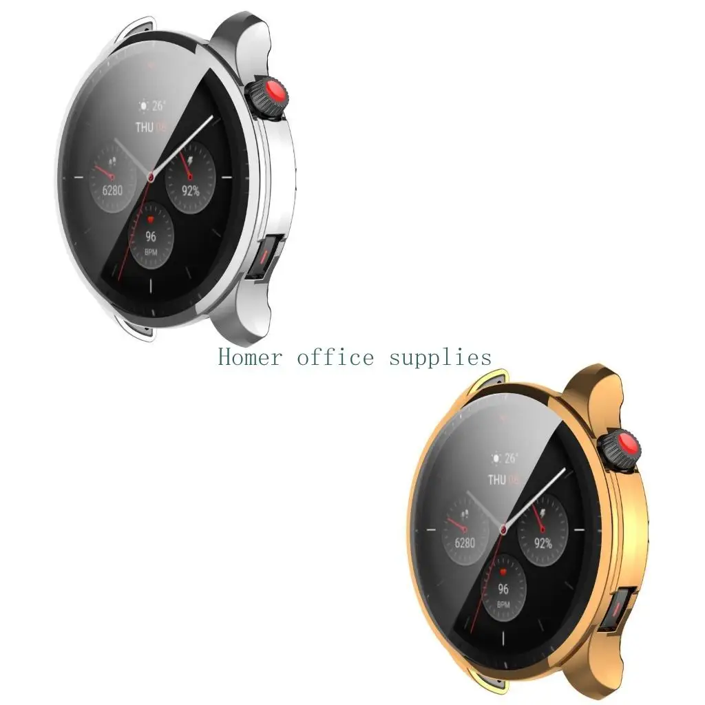 

K43B Чехол для часов GTR4 Матовый корпус из ТПУ Универсальный защитный бампер