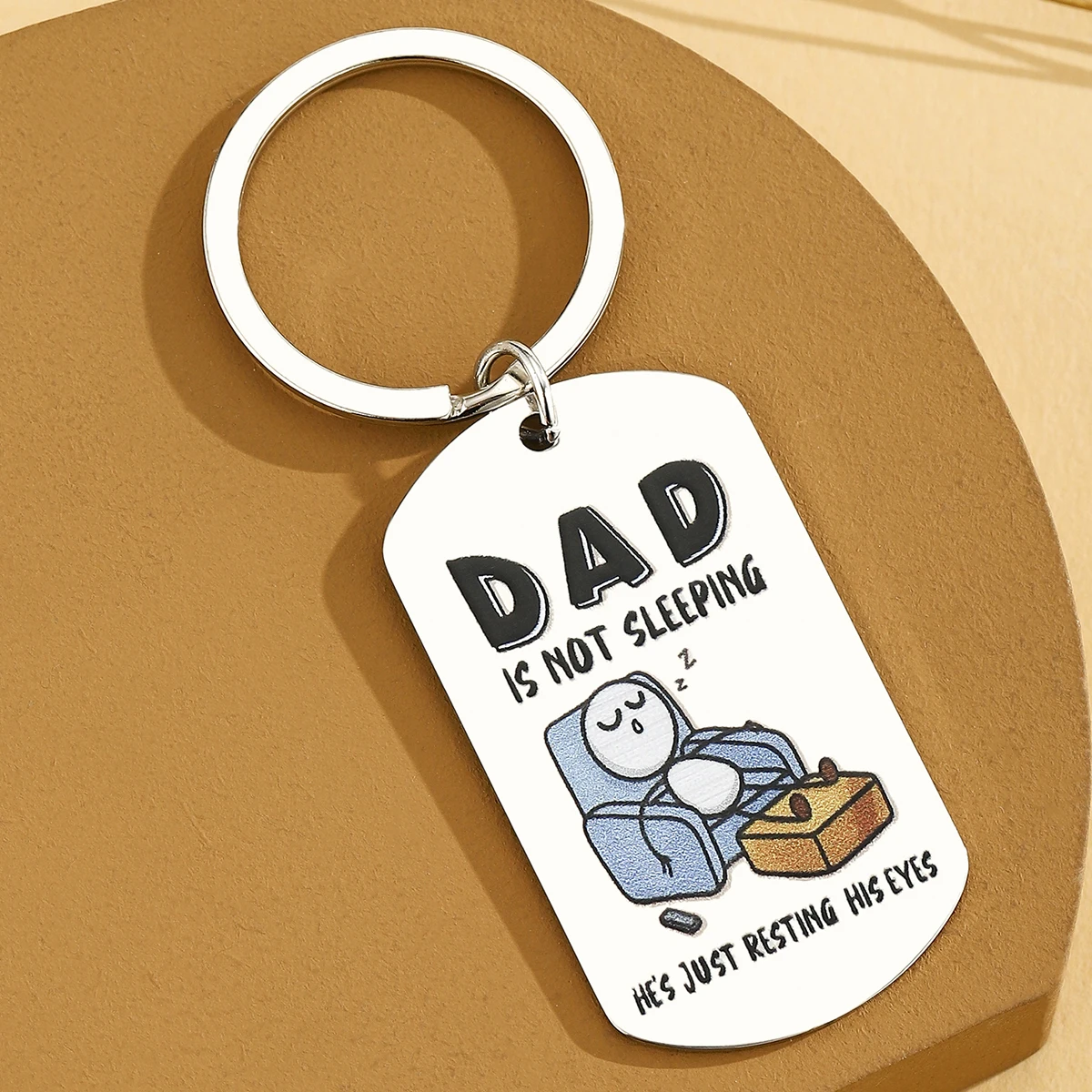 Funny Birthday Gifts for Dad Keychains