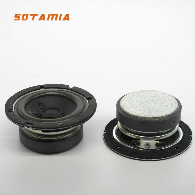 

SOTAMIA 2 шт. 2-дюймовый средний твитер 8 Ом 5 Вт двойной блок Bluetooth аудио динамик DIY настольный спутниковый динамик для Amazon Echo