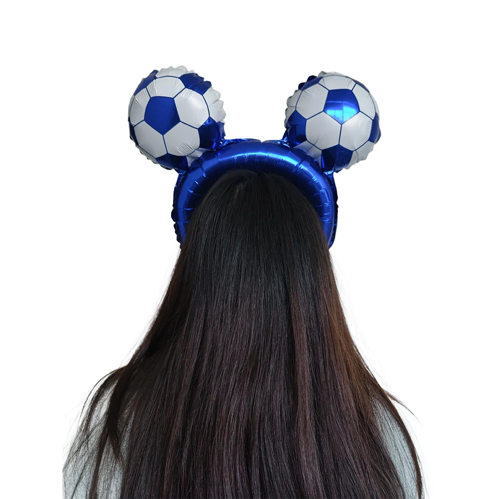 4-40pcs Soccer Inflatable Headband Headwear Football Match Birthday Party Soccer Club Decoration Supplies Gifts