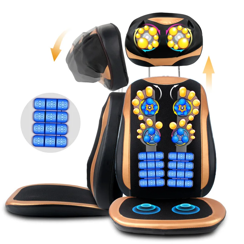 HANRIVER 6D Cervical back massage device neck massage pad waist full-body multifunctional household pillow massage cushion