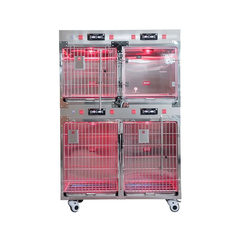 

pet clinic cage for dog stainless steel cage