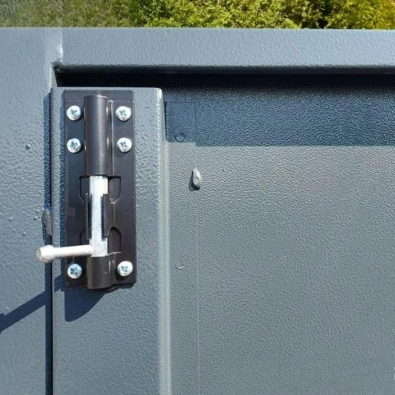 Bicycle locker, metal can hold multiple bicycle lockers