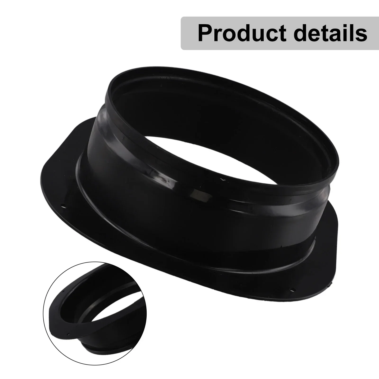 1pc Ventilation Duct Connection 75-300mm For Kitchen Hood Ventilator Pipe Connecting Exhaust Outlet Air Ventilation Adapter