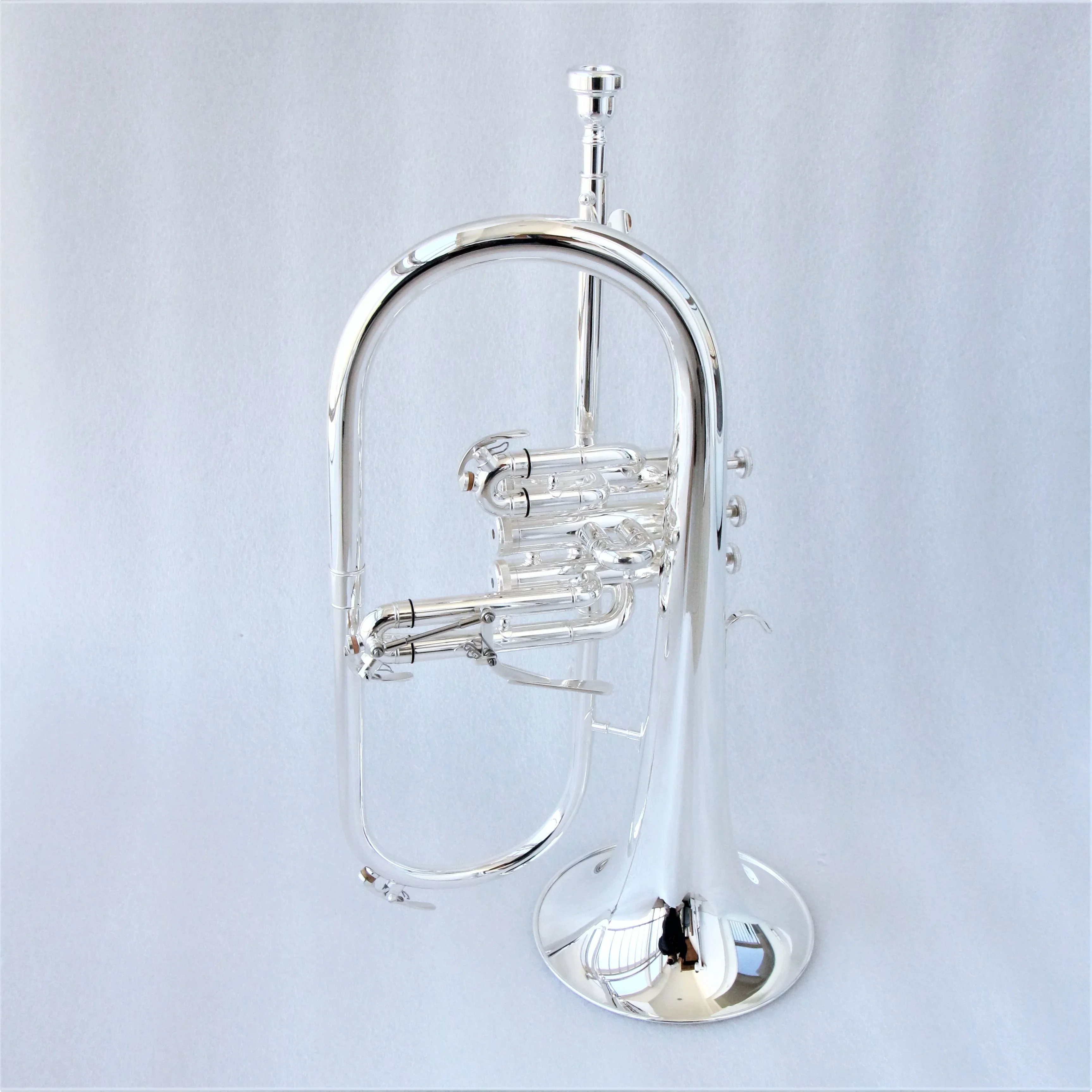 

High Quality Flugelhorn Trumpet Silver Plated Bb Flugelhorn