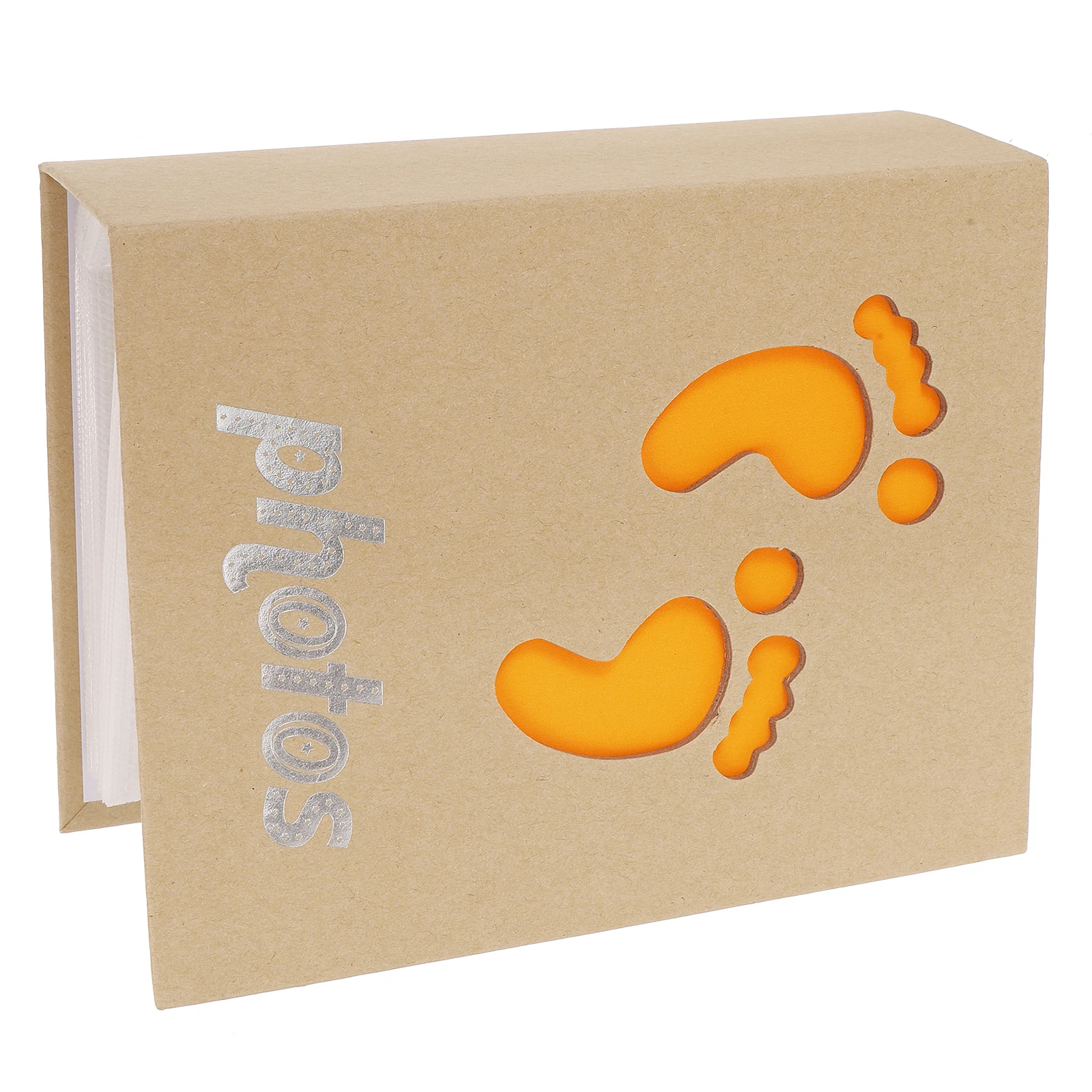 

100 Pages 6 Inch Baby Photo Album Pocket for Boy Girl Newborn Footprint Photos Storage Keepsake Photo Albums