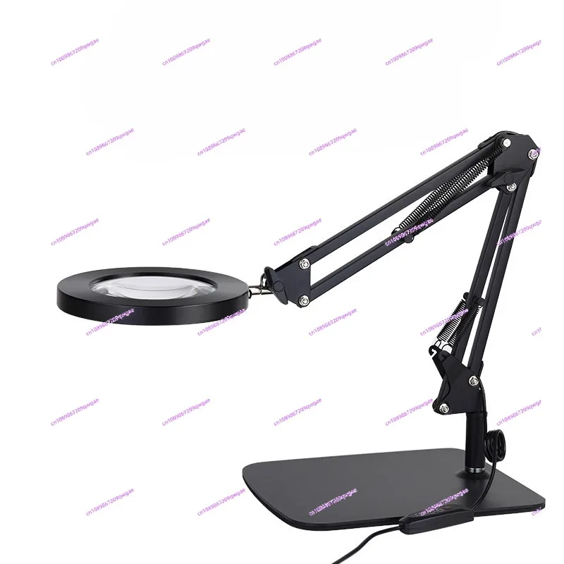 

Настольная лампа с увеличительным стеклом и кронштейном - оптическая HD-оптическая, с регулируемой яркостью для телефона/планшета/компьютерной сварки и электронных самостоятельных средств