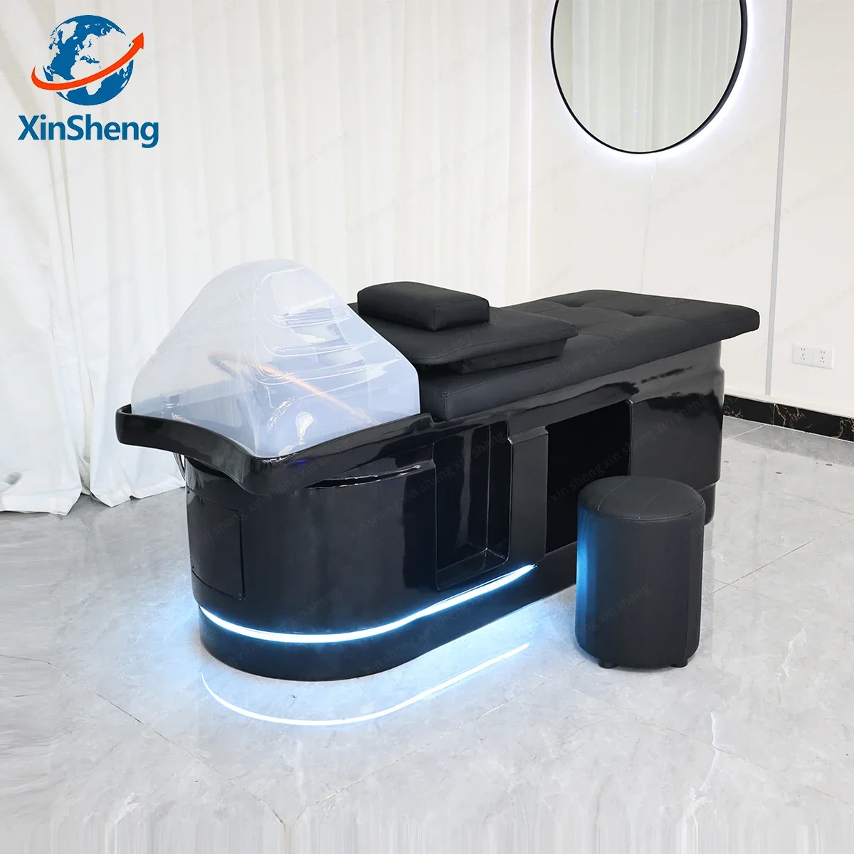 

2025 Table Massage Bed Shampoo Beds Head SPA Salon Furniture Hair Washing Equipment Beauty Care Bed Sofa Cushion