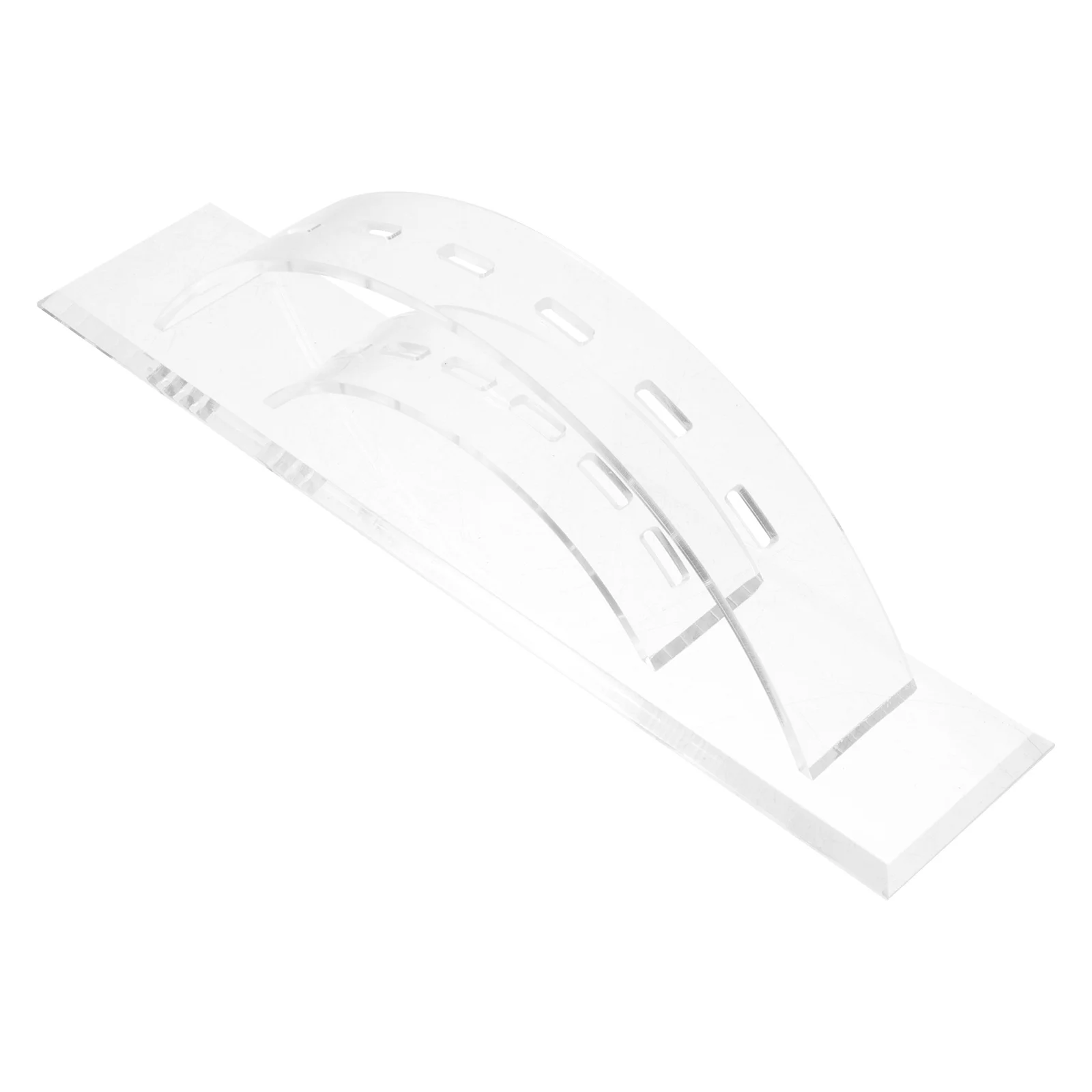 Porta pinzette per ciglia Supporto di stoccaggio in acrilico trasparente per 6 pinzette Espositore Organzier Strumenti per l'estensione delle ciglia