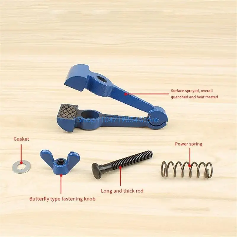 0XLD Durable Mini Hand Vise Ductile Iron Hand Small Household Vise Pliers Professional Hand Held Clamp Tool for DIY Hobby Use